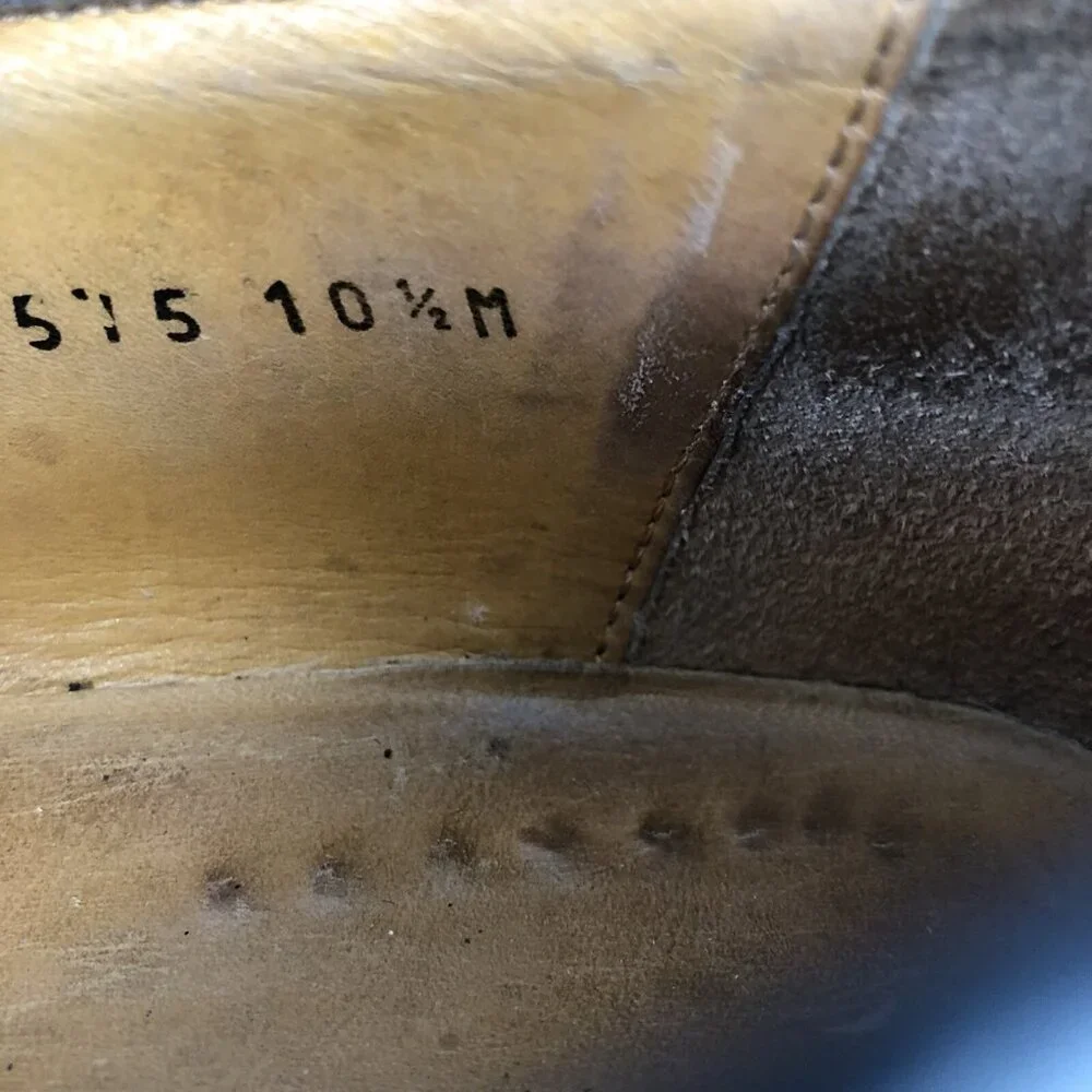 Johnston & Murphy Men SZ 10.5 M Made in Italy Brown Kiltie‎ Tassel Loafer Shoes